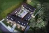 GRÜNE IDYLLE VOR DER STADT 85% bereits VERKAUFT! Traumhaftes Einfamilienhaus im einzigartigen Neubau-Vierkanthof - Vogelperspektive